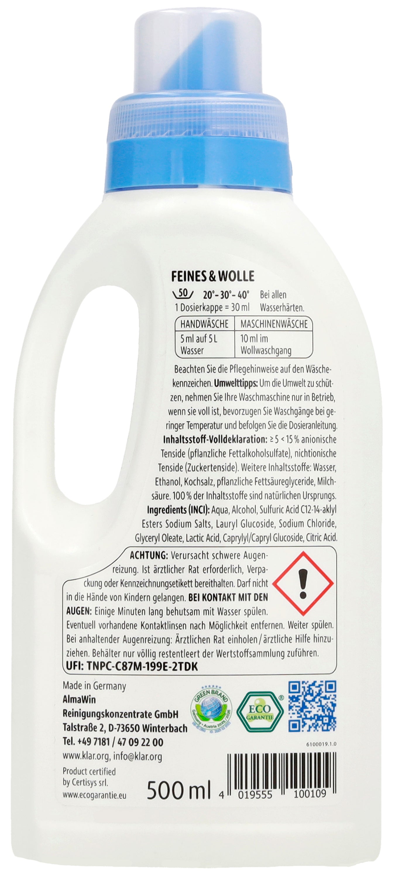 Feines & Wolle Klar EcoSensitive