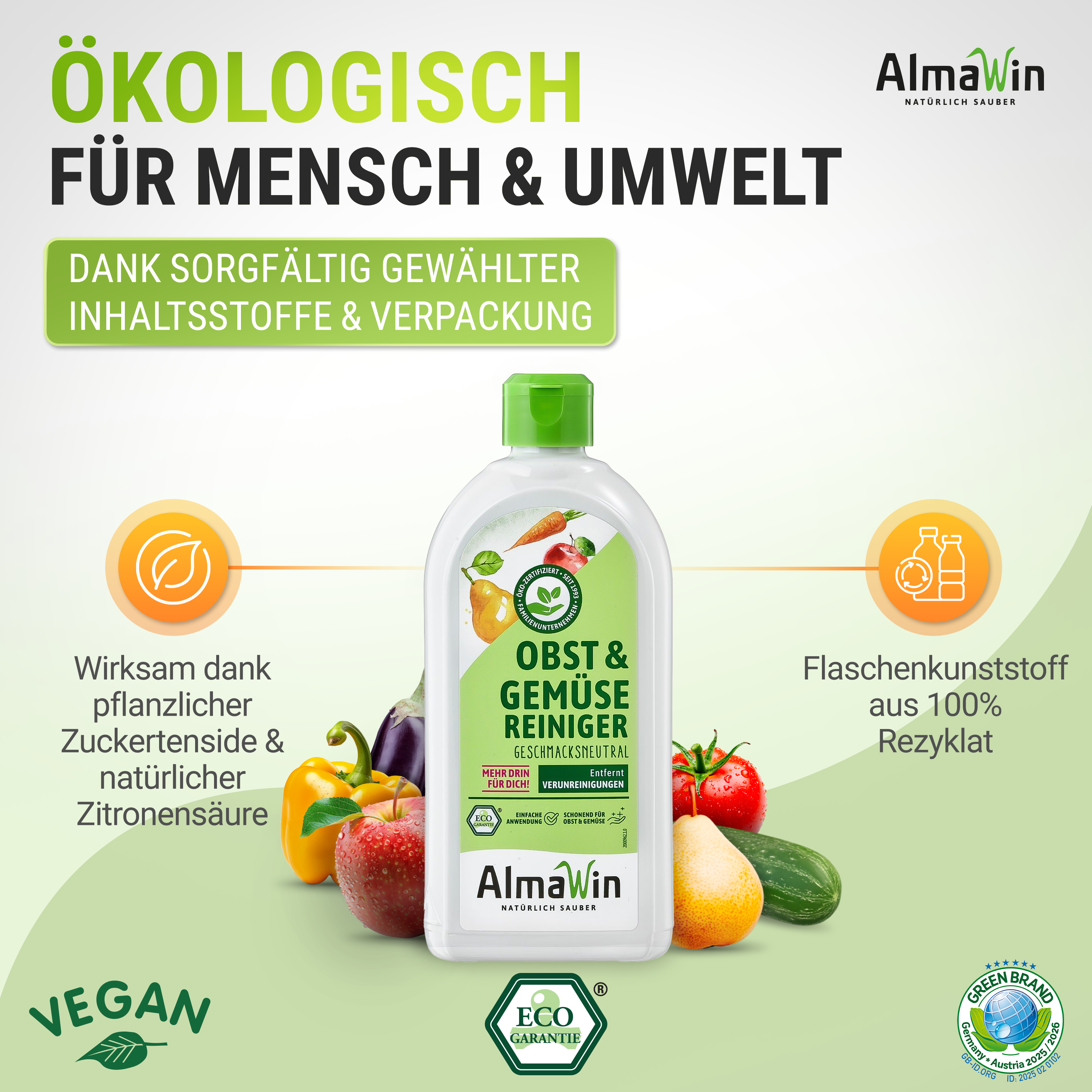 Obst u. Gemüse Reiniger