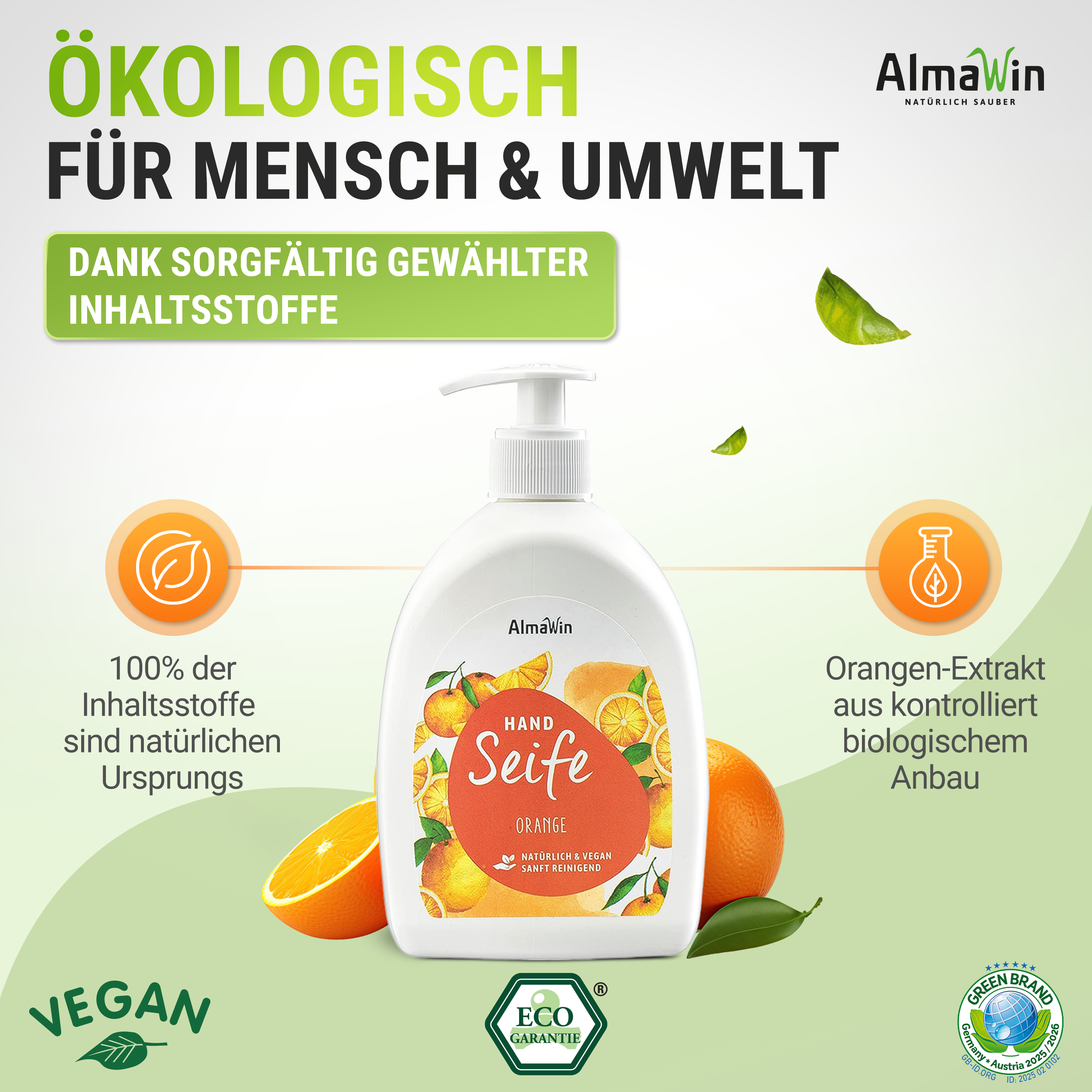 Handseife Orange
