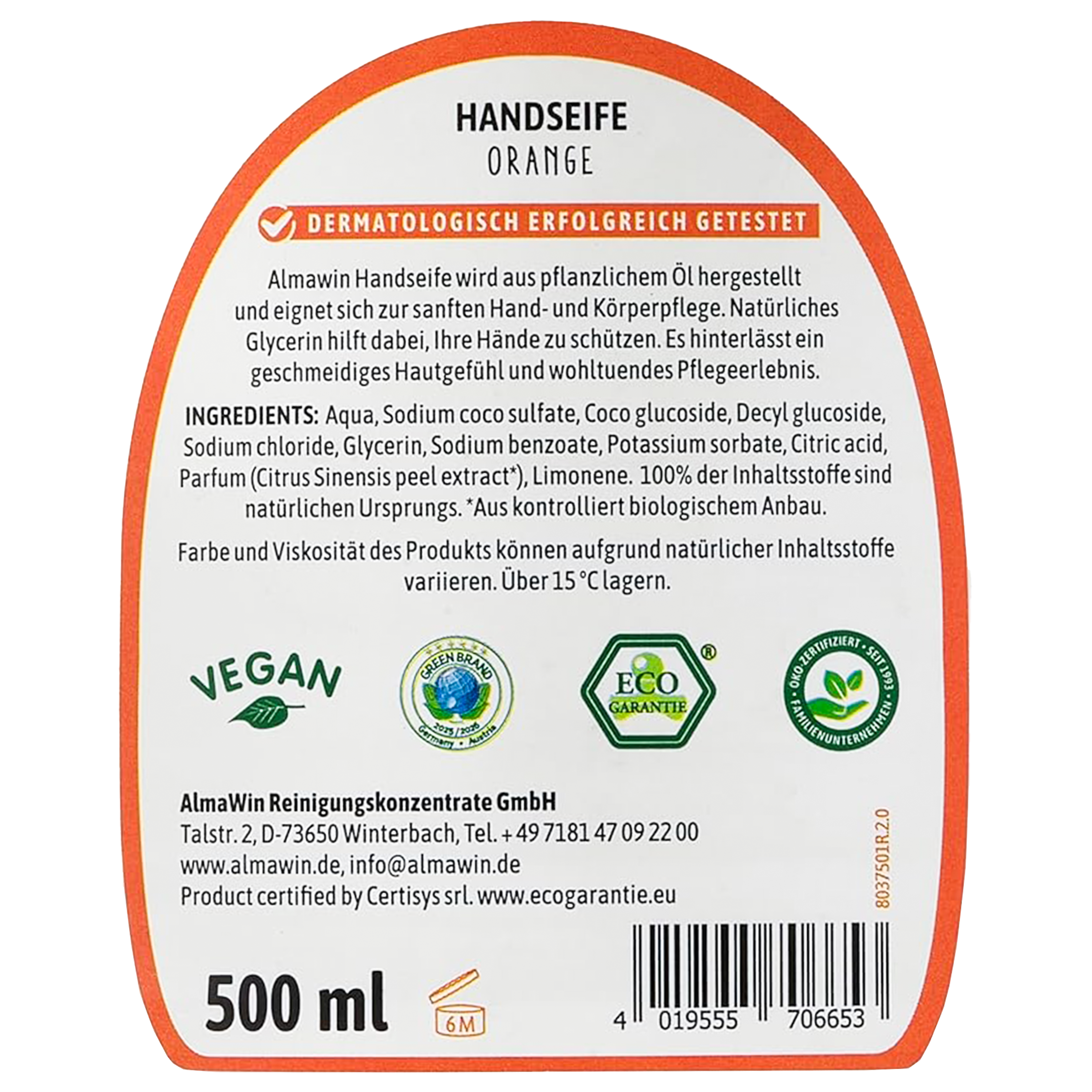 Handseife Orange