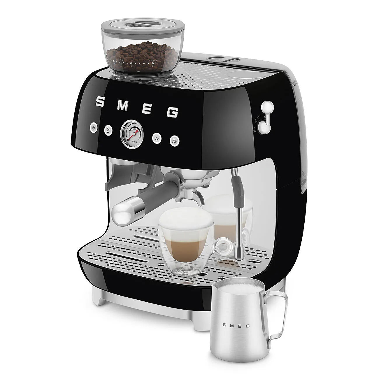 smeg Espressomaschine mit Mahlwerk Lavazza-Edition