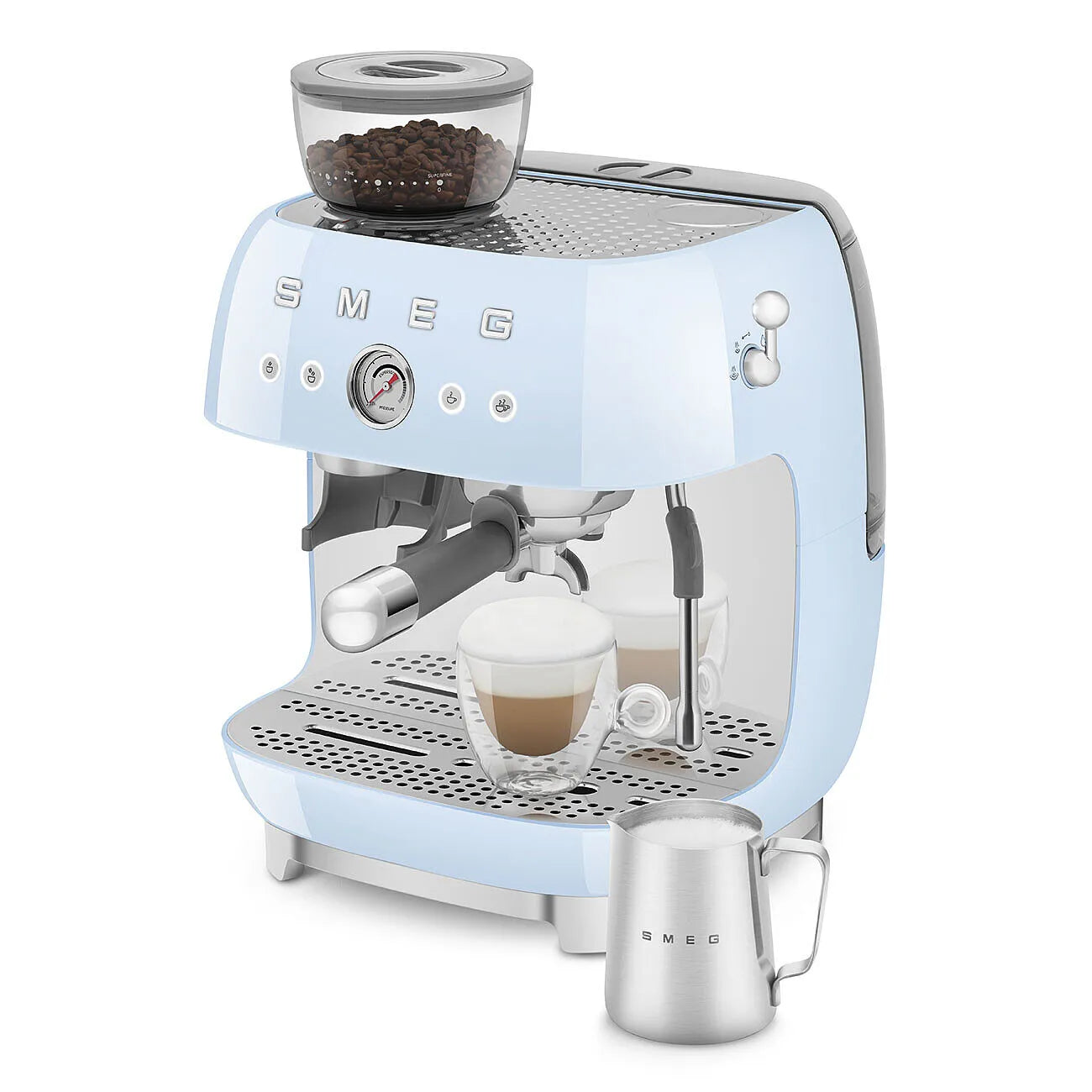 smeg Espressomaschine mit Mahlwerk Lavazza-Edition