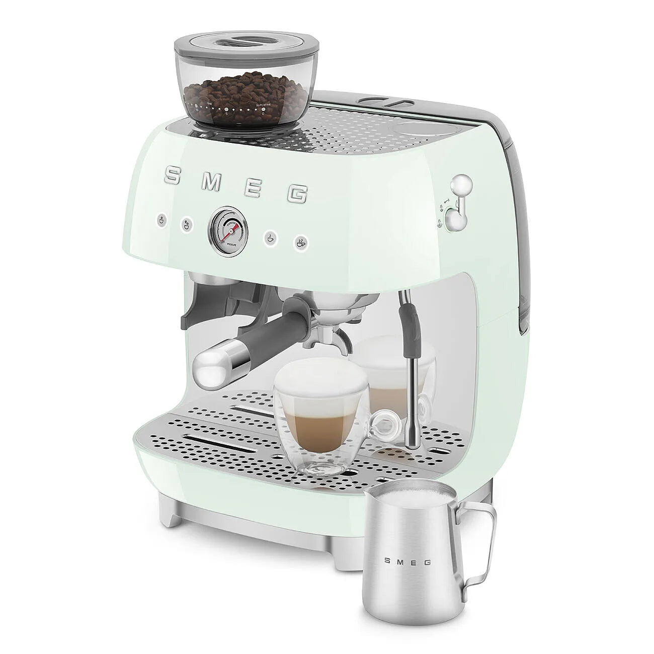 smeg Espressomaschine mit Mahlwerk Lavazza-Edition