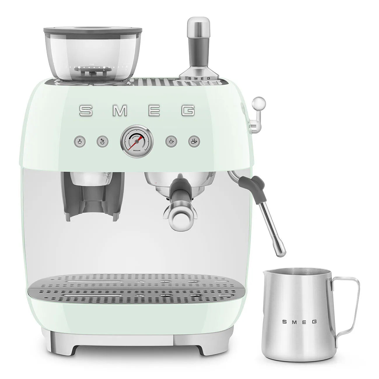 smeg Espressomaschine mit Mahlwerk Lavazza-Edition