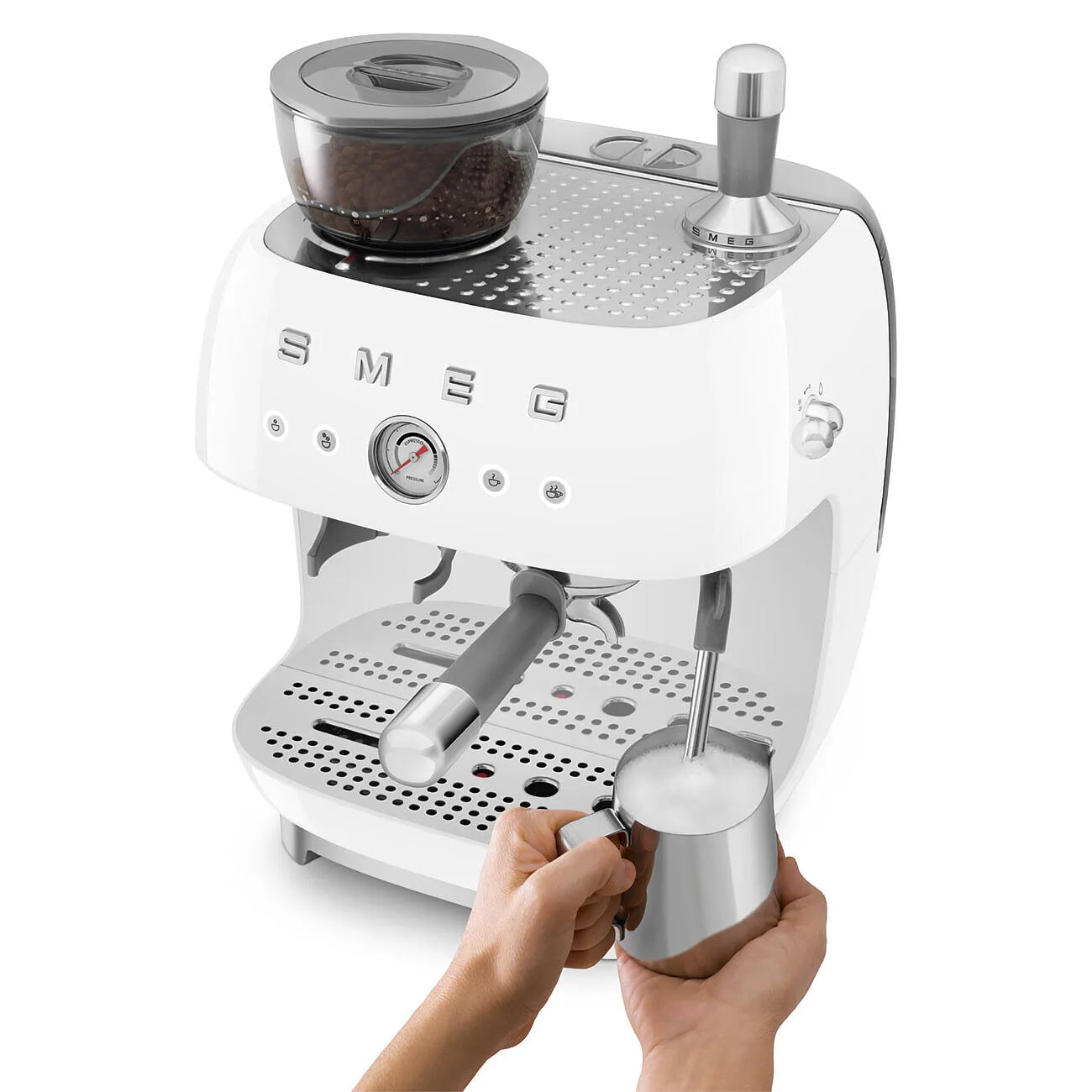 smeg Espressomaschine mit Mahlwerk Lavazza-Edition