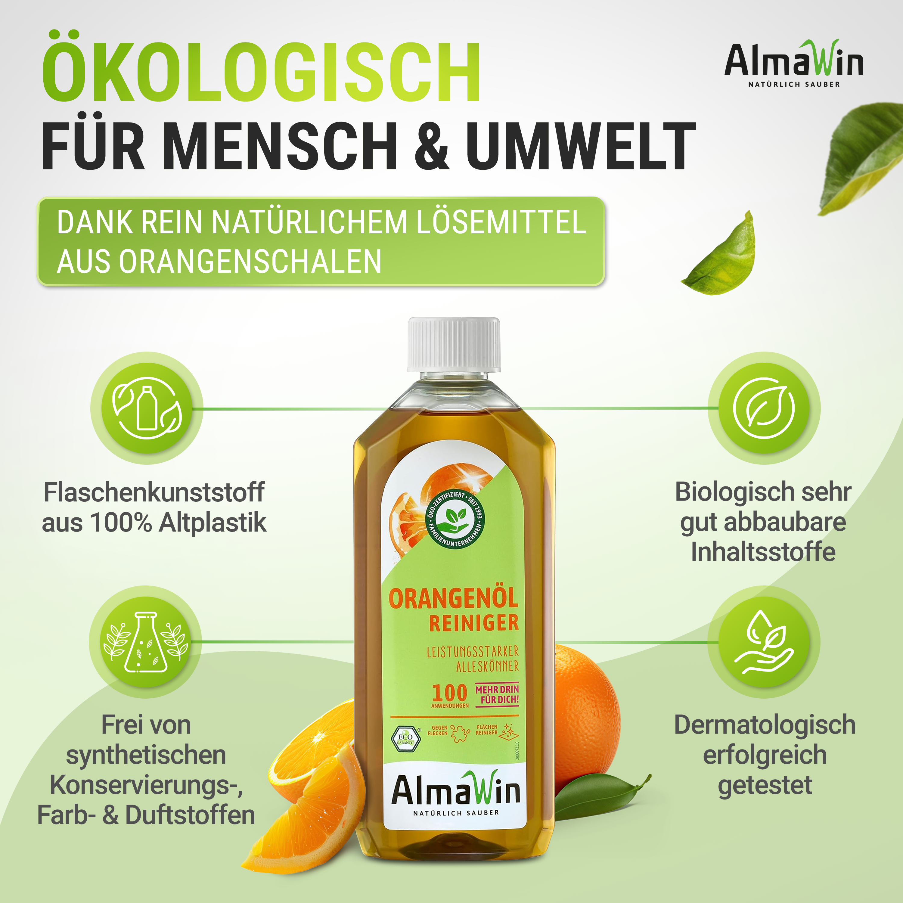 Orangenölreiniger Ecogarantie
