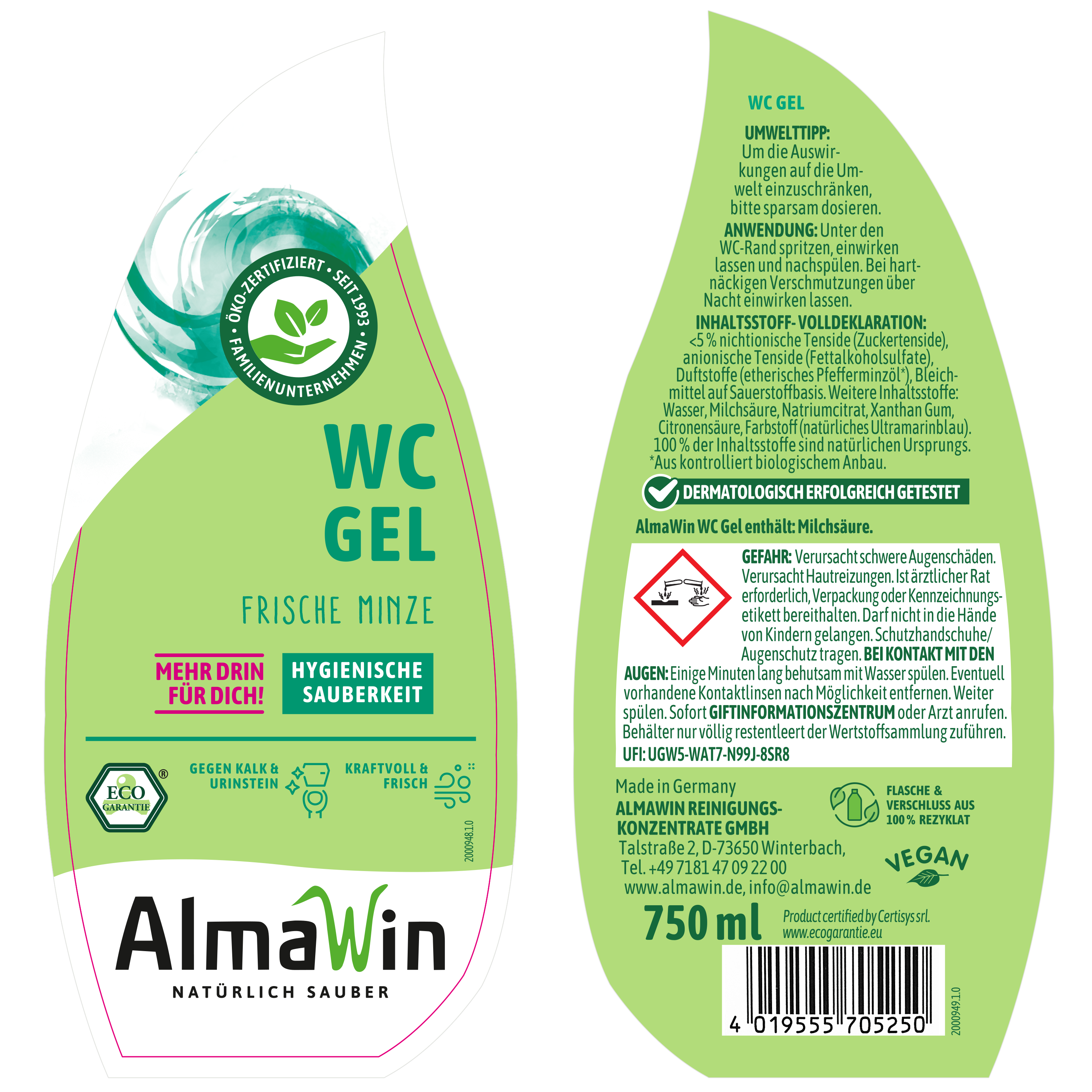 WC Gel Frische Minze