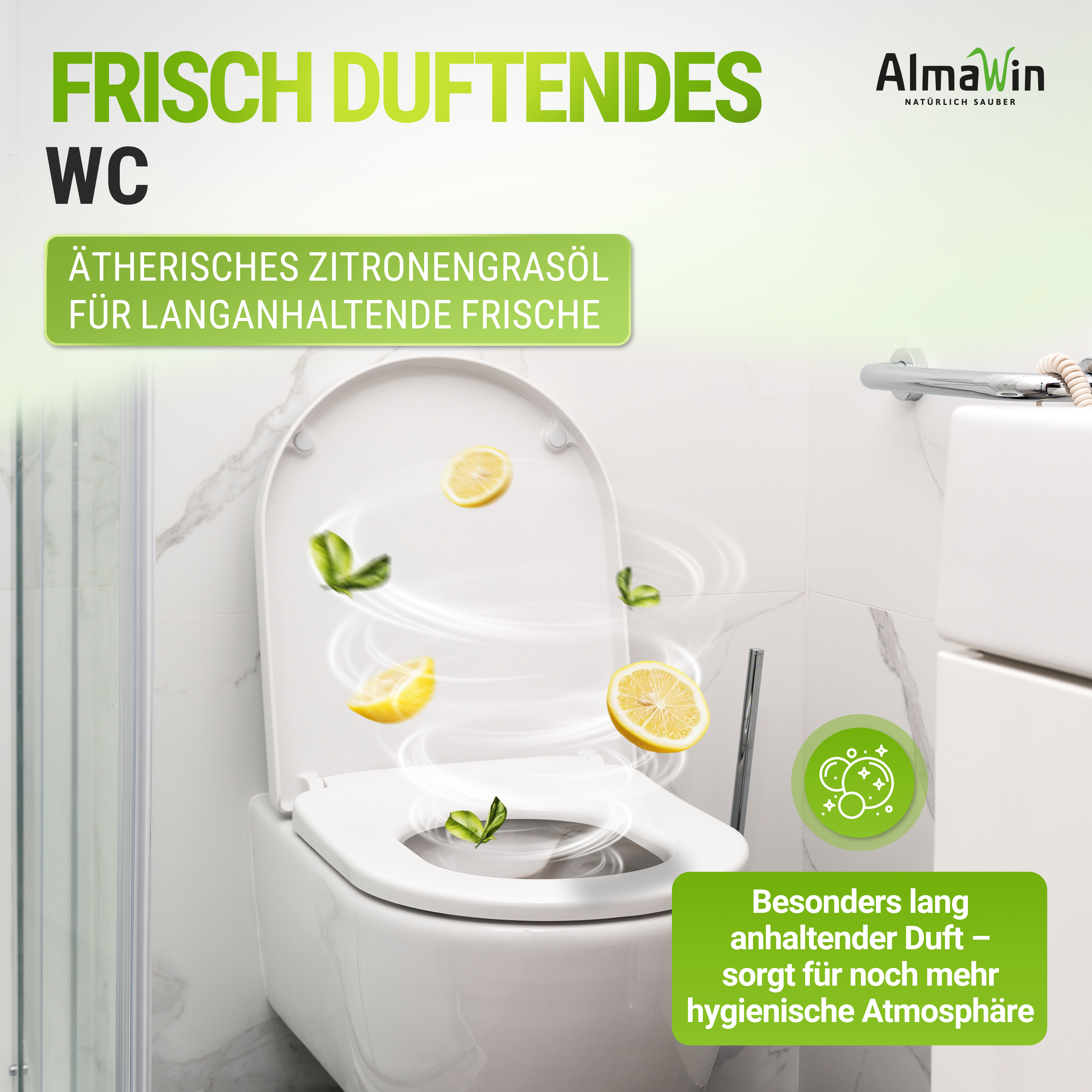 WC Reiniger zitronig frisch