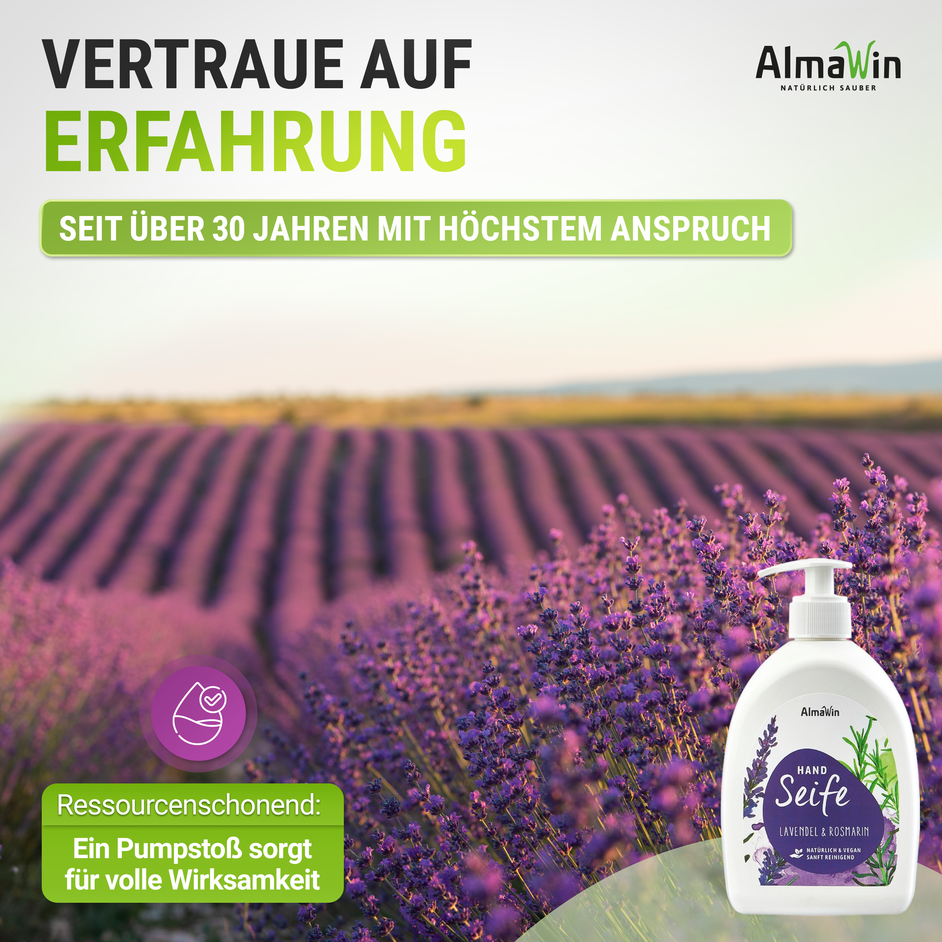 Handseife Lavendel Rosmarin