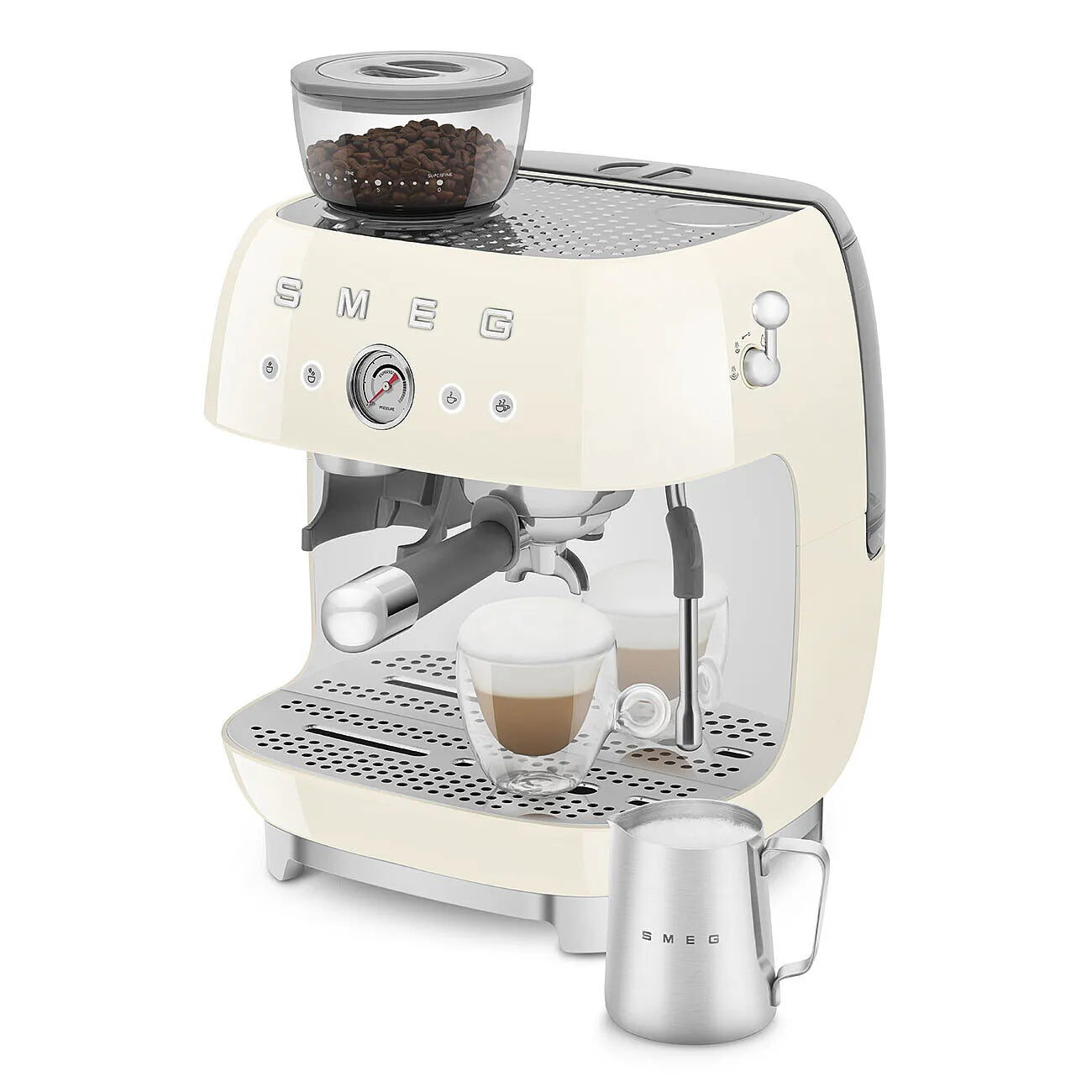 smeg Espressomaschine mit Mahlwerk Lavazza-Edition