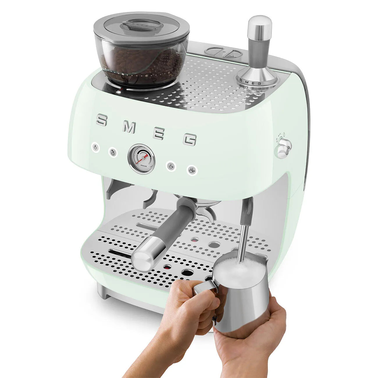 smeg Espressomaschine mit Mahlwerk Lavazza-Edition